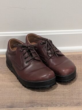 Birkenstock Footprints Brown Leather LaceUp Shoes EU 41 US 8–8.5 Made In Germany